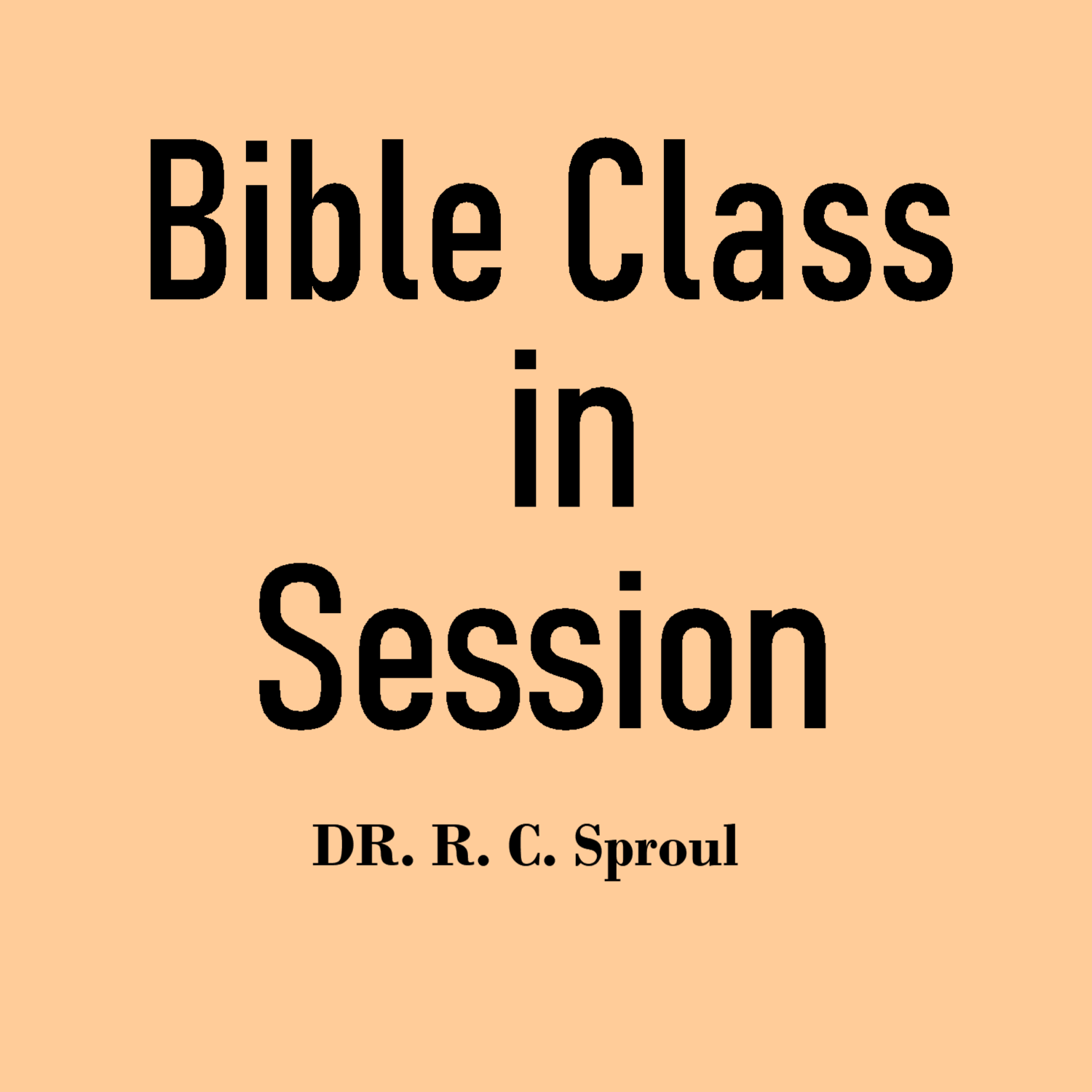 Bible Class In Session